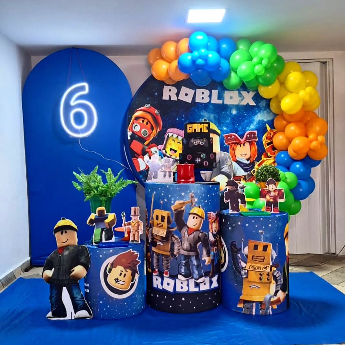 Festa montada com moldes — exemplo 16